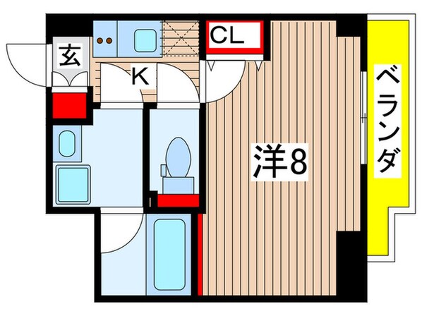 ALTERNA菊川Ⅱの物件間取画像